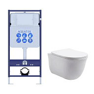 SET AQUATEK КЛАССИК cm (рама AQUATEK Standard INS-0000012(без клавиши и крепежа)+унитаз КЛАССИК AQ1112-00 с тонким сиденьем soft-close 500_191_3226837
